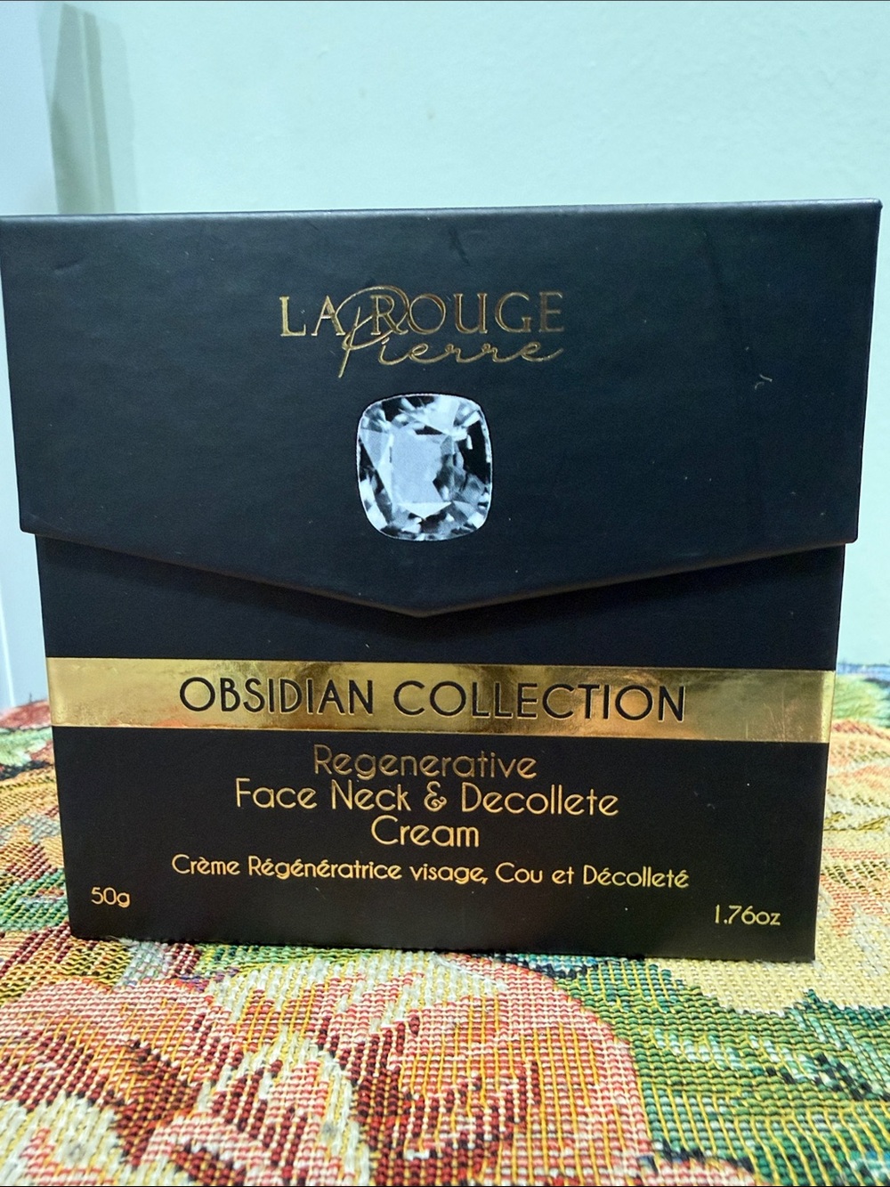 Regenerative Face, Neck & Décolleté Cream — Obsidian collection